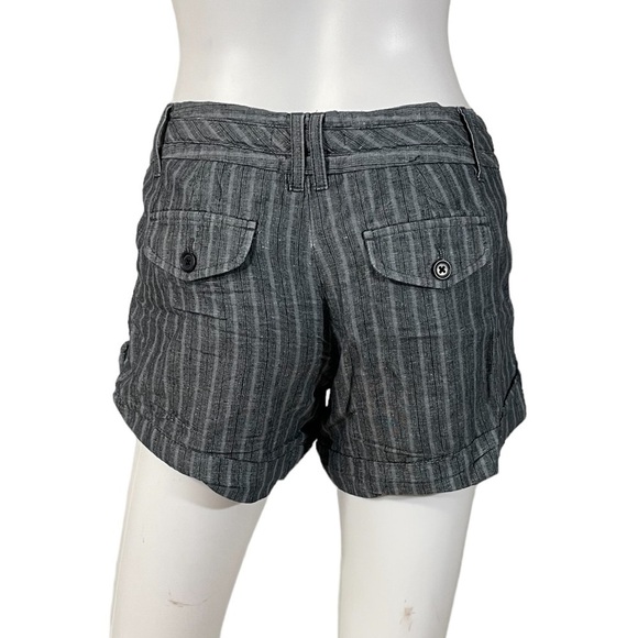 Banana Republic Gray Striped Shorts - Picture 4 of 8